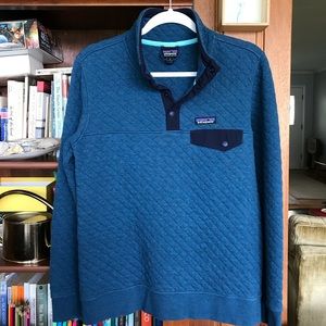 Patagonia Sz Small Snap-T Quilted Pullover EUC